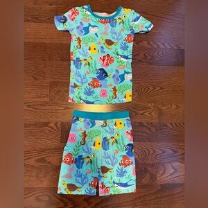 Little Sleepies Nemo’s Reef Two-Piece Shorts Pajama Set